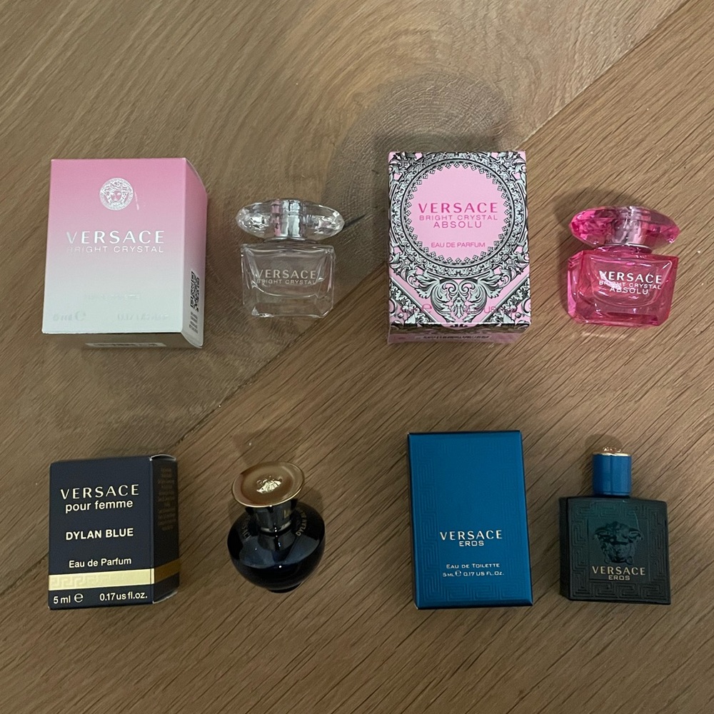 VERSACE MINI FRAGRANCE BUNDLE X 4pcs